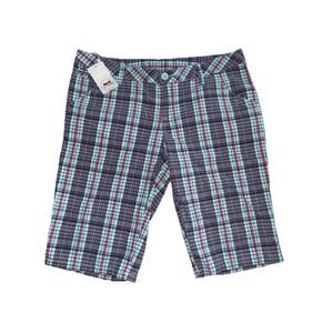 Le Tigre Plaid Board Shorts 9 New With Tags Blue